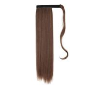 Extensions De Cheveux Synthétiques Raides De 55 Cm Pour Femme - Queue De Cheval À Clipser