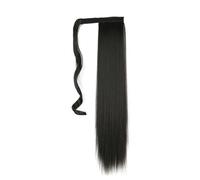 Extensions De Cheveux Synthétiques Raides De 55 Cm Pour Femme - Queue De Cheval À Clipser