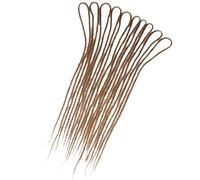 Extensions de cheveux tressées en fibre synthétique pour dreadlocks torsadés pour coiffures afro naturelles avec 10 brins pour des coiffures rapides Cheveux synthétiques à haute température