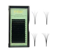 Extensions de cils en volume russe 0.07 D Curl 12mm 3D 4D 5D 6D 7D 8D Easy Fan Lashes Auto-Fan Blooming Eyelashes