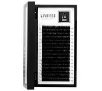 Extensions de cils Nanolash - faux cils pour extension professionnelle, extensions cils volume (0.10 C, 9mm)