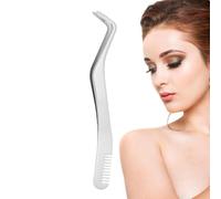 Extensions de cils Tweezers Lash, outil de pincement de cils en acier inoxydable, applicateur de cils de précision | Conception de poignée mince avec astuce pointue pour une utilisation professionnell