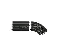 Extensions de Circuit de Droite 1/24 Courbée pour les Circuits Digital 132 / 124 Noir