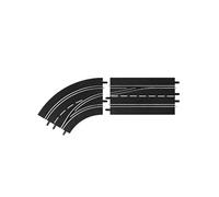 Extensions de Circuit de Gauche 1/24 Courbée pour les Circuits Digital 132 / 124 Noir
