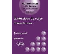 Extensions de corps: Théorie de Galois, NIveau M1-M2