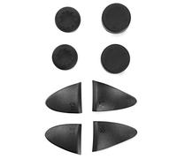 Extensions de déclenchement, Capuchon de contrôleur de kit d'accessoires de Manette de Jeu, rallonges de déclenchement Noires + Capuchon de poignées de Pouce pour Game Home PS5