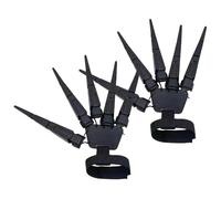 Extensions de Doigts Articulés | Doigts Squelette Griffes Os Horreur Souples,Accessoire de Déguisement et Accessoire Costume pour Femmes Hommes Maison Hantée Fête Déguisée Halloween