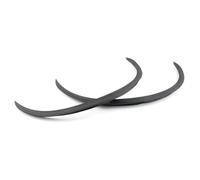 Extensions De Garde-Boue 2 Pièces Universelles pour Passages Roue Voiture Noir Brillant 73 Cm pour Ailes Latérales Pare-Boue Avant Arrière