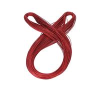 Extensions de guirlandes de cheveux sûres, fiables, belles, durables, décoratives, attrayantes, colorées, paillettes pour fêtes, défilés de mode, matériau en tissu unisexe, (Rouge vif)