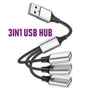Extensions de Hub USB,3 ports de Type C,séparateur USB,Transmission de données,adaptateur OTG haute vitesse pour ordinateur Xiaomi Macbook Pro Air - Type 3IN1 USB Edition