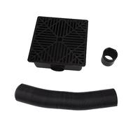 Extensions de la gouttière des vers Le Bas Catch Basin Low Profile Extender Protect House Foundation Yards Garages Roads PVC Matériel