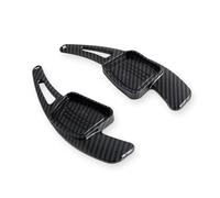 Extensions de palettes Compatible Avec A3 S3 A5 S5 A4 B9 Q7 TT TTS Manettes Vitesse D'extension Palette De Changement Volant Voiture(Carbon fiber black)