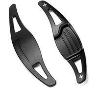 Extensions de palettes Compatible avec Ford pour Fusion pour Mondeo Vignale Titanium pour Platinum Wagon ST-Line SE Extension de changement de vitesse au volant de voiture(Black)