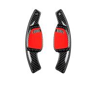 Extensions de palettes Compatible Avec RS4 RS6 RS7 RS5 Coupé Sportback 2020-2025 Extension Palette De Changement Vitesse Au Volant(Black)