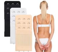 Extensions de sangle de soutien-gorge à 3 crochets, bandeau de soutien-gorge confortable et réglable pour un look sans soutien-gorge, accessoires de lingerie et sous-vêtements pour femmes
