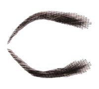 Extensions de sourcils en cheveux humains, tresses au crochet respirantes