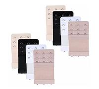 Extensions De Soutien Gorge 3 Crochets 3 RangéEs RéGlables Pour Femmes Extenseur De Boutons Boucle De Ceinture 8 PièCes Extension De Sangle De Soutien Gorge