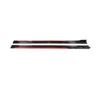 Extensions Jupes Latérales pour Corolle E210 2022-2026 | Kit Carrosserie Sport À Becquet Étendu Séparateurs Jupe Latérale Voiture(Reddish Black 2m)