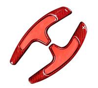Extensions Palettes Compatible Avec Pour Carrera 2012 2013 2014 2015 2016 Extension De Changement De Vitesse De Volant De Voiture À Motif En Fibre De Carbone Rouge 2 Pièces
