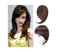 Extensions Postiche à frange synthétique à clipser sur le devant, fausse frange, extensions de cheveux blondes pour la vie quotidienne(4)
