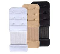 Extensions pour soutien-gorge 2 Crochets Bra Extender 2 Hook élastique Extensions de soutien-gorge Confortable, 3 pièces