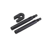 Var Válvula Presta - 2ud Alargadores 40mm Negro