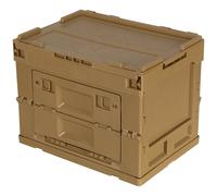 Extérieur Boîte en Plastique Klappbox de Rangement Caisse Camping Pliable Kaki