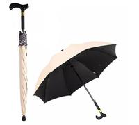 Extérieur Canne De Marche Parapluie, Antidérapant Et Résistant Au Vent, Tourisme Béquille Multifonction Pour Hommes Femmes, D, 83cm/32.6inch