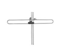 Nedis Antenne DAB+ extérieure passive, réception 0-50 km, gain 4 dB, aluminium