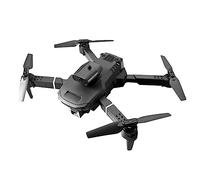 Extérieur Débutants E100 Télécommande Pliant Intelligent Quatre Côtés Obstacle Avoidae Avion 4k Haute Définition Photographie Aérienne Drone, Black Dual-Dual Cameras Three Electric