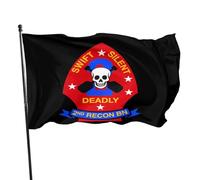 extérieur drapeaux 2e bataillon de reconnaissance pelouse drapeaux