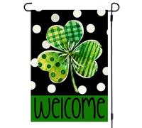 extérieur drapeaux Bienvenue à la Saint Patrick avec des pelouse drapeaux | fête 30x45cm Drapeau De Jardin personnalisés Drapeau pour extérieure Festival Décoration Balcon