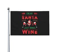 extérieur drapeaux Cher Père Noël, apporte juste pelouse drapeaux | Bannière Supérieure Drapeau De Jardin pour Porche Toutes les saisons Chambre à Coucher