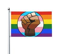 extérieur drapeaux Fierté LGBT Gay Trans BLM Poing pelouse drapeaux