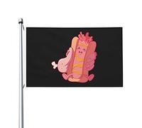 extérieur drapeaux Hot-dogs pressés pelouse drapeaux