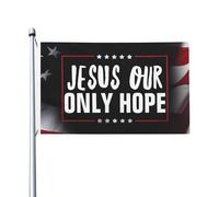 extérieur drapeaux Jésus est notre seul espoir Bannière