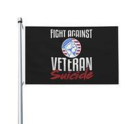 extérieur drapeaux Lutte contre le suicide des vétérans Bannière | Drapeau drôle Drapeau De Jardin pour Patio Jardin Chambre à Coucher