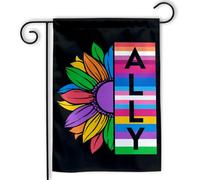 extérieur drapeaux Mois de la fierté Tournesol Balcon 30x45cm | Bannière résistant Drapeau De Jardin pour Jardin Festival Décoration fête d'anniversaire