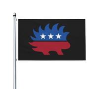 extérieur drapeaux Porc-épic du Parti libertarien pelouse drapeaux