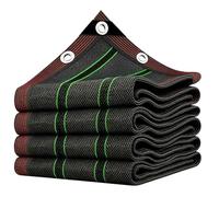 Exterieur Filet D'ombrage HDPE Filet Protection Solaire avec Œillets Taux D'ombrage de 97% Résistant Aux UV pour Balcon Terrasse Plantes(5mx5m)