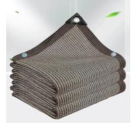 ExtéRieur Filet d'ombrage Rectangulaire 3x4m 4x5 Filet Anti Chaleur 90-95% UV Résistant Aux Voile Dombrage Rectangulaire La Couverture VéGéTale/Serre/Pergola/L'éxtérieur,brown-3x3m