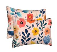 Extérieur Housse de Coussin Jaune Coussin Exterieur 60x80 cm Printemps Rectangle Decoratif Taie d'oreiller Lot de 2 Imperméable Taie d'oreiller pour Exterieur Patio Jardin Chambre Décoration h-182