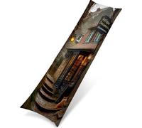 Extérieur Impermeable Housse de Coussin, 30x90 cm Lot de 1 Ciel Architecture Décoratif Canapé Taie d'oreiller pour Automne Exterieur Salon de Jardin Patio Chambre Décor Velours Coussin PjY8774 C-D