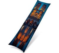 Extérieur Impermeable Housse de Coussin, 30x90 cm Lot de 1 Ciel Maison Décoratif Canapé Taie d'oreiller pour Automne Exterieur Salon de Jardin Patio Chambre Décor Velours Coussin PjY6827 O-J