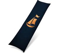 Extérieur Impermeable Housse de Coussin, 50x150 cm Lot de 1 Bateau Simple Décoratif Canapé Taie d'oreiller pour Automne Exterieur Salon de Jardin Patio Chambre Décor Flax Coussin PjY5439 I-L