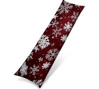 Extérieur Impermeable Housse de Coussin, 60x180 cm Lot de 1 Fleur Flocon De Neige Décoratif Canapé Taie d'oreiller pour Automne Exterieur Salon de Jardin Patio Chambre Décor Flax Coussin PjY6463 N-L