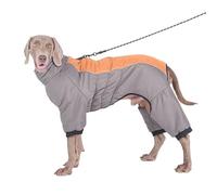 Extérieur Imperméable Zipper Labrador Bulldog Golden Retriever Jumps De Combinaison Hivernale Veste De Chiens Chauds,B,6XL