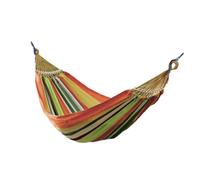 Extérieur intérieur Jardin Patio arrière-Cour hamac Portable Sport Maison Voyage Camping Pique-Nique balançoire Toile Rayure accrocher lit avec Sac