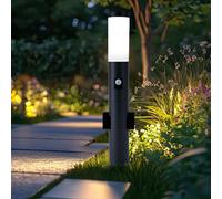 Lampadaire d'extérieur ANTRHAZIT douilles détecteur de mouvement éclairage de jardin acier inoxydable V-TAC 8976