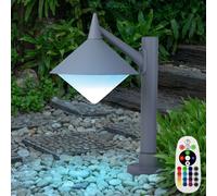 Extérieur Lampadaire Support Lampe LED Lumière de Trajet RGB Changeur Éloigné